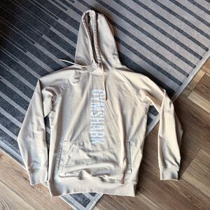 Gymshark Men's Beige Hoodie